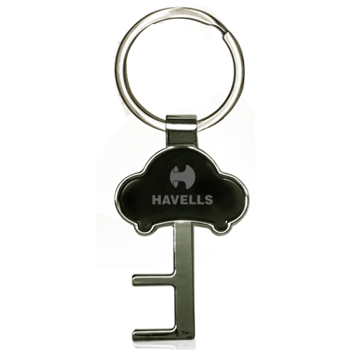 Metal Key Chain With Mobile Stand