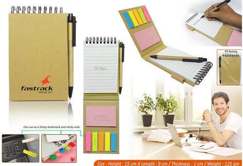 Eco Note Pad- Sticky Pad With Pen