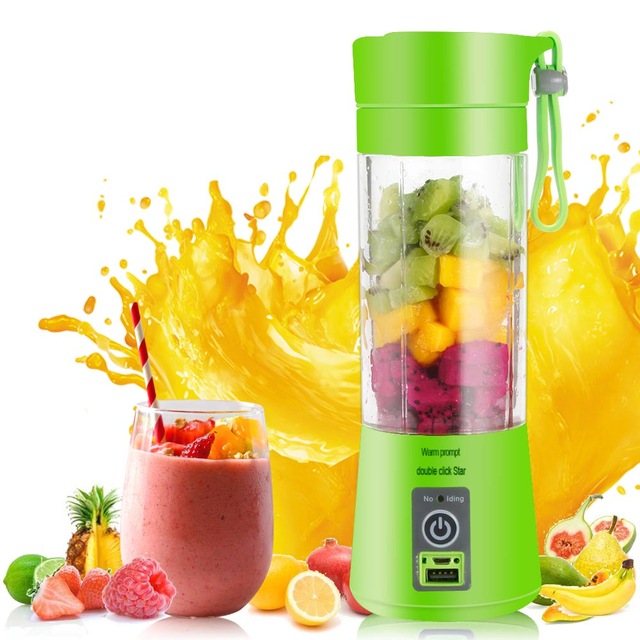 Portable Juicer Bottle - 2 Blades