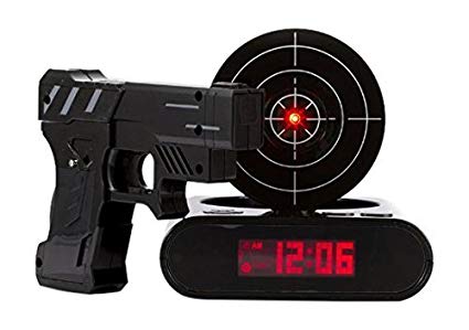 Gun Alarm Clock