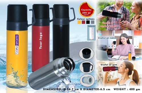 Steel Hot & Cold Vacuum Flask - 550ml