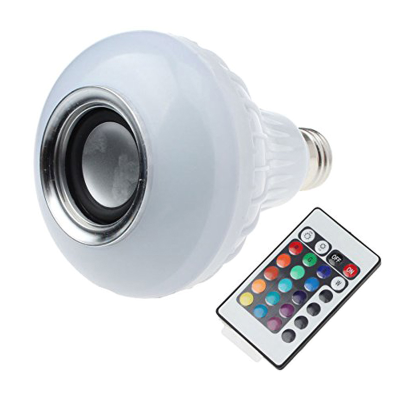 Bluetooth Speaker Bulb Lighting With Remote Control