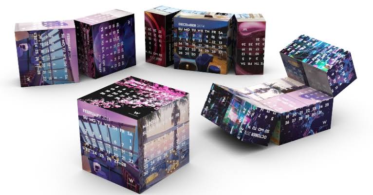 Magic Block Promotional Puzzle Calender