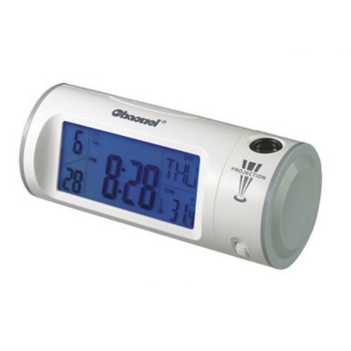 LCD Dual Projection Alarm Clock Sound Clapping Controlled