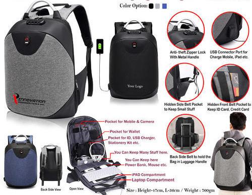 Multifunction Anti Theft Laptop Backpack 