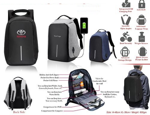 Anti Theft Laptop Bag 