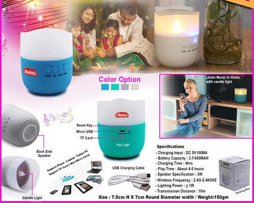 Candle Light Mini Bluetooth Speaker 