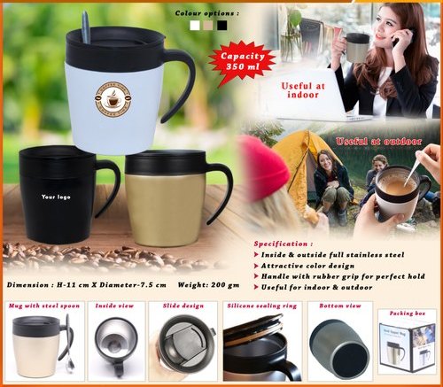 Steel Vacuum Mug - 350ml