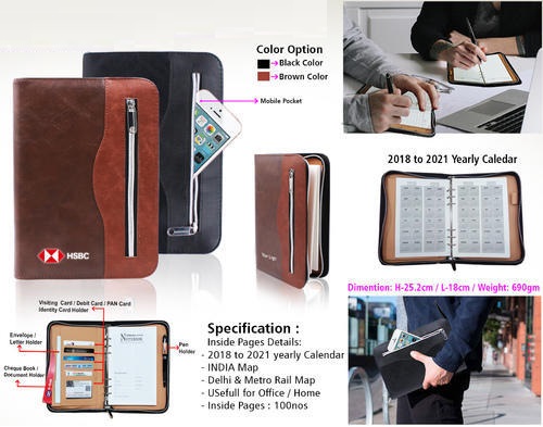 Office Zipper Planner 